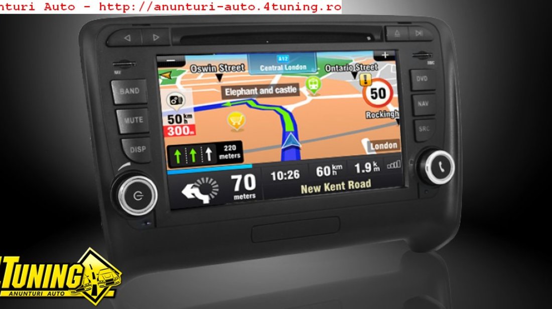 Dvd Auto Navigatie Dedicata Audi Tt Dynavin N6 Tt Dual Radio Tuner Carkit Parrot Preluare Agenda Telefonica Afisaj Obc Model Premium Microfon Extern Carkit Si Camera Video Cadou