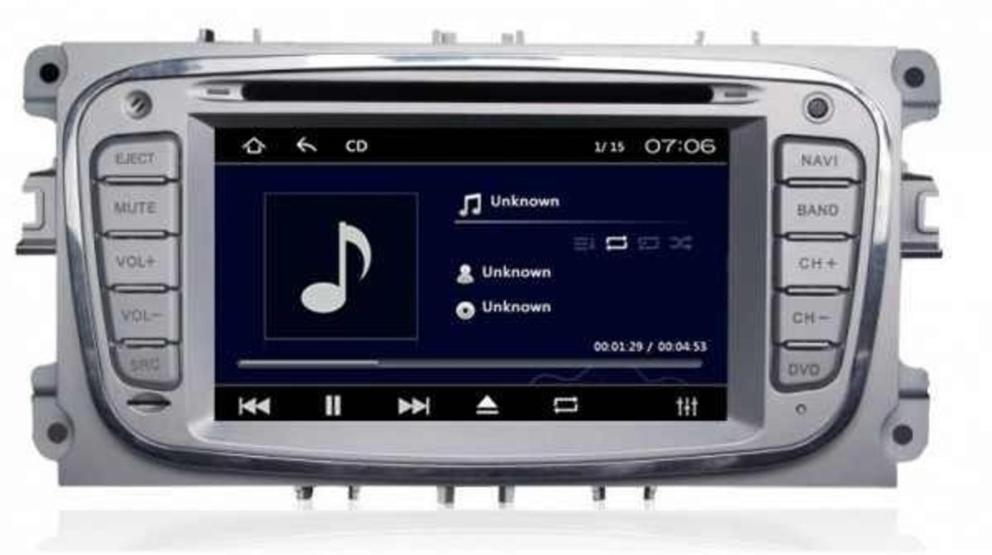 DVD AUTO NAVIGATIE DEDICATA FORD MONDEO FOCUS 2 SMAX GALAXY TOURNEO EDOTEC K003 ECRAN CAPACITIV GPS