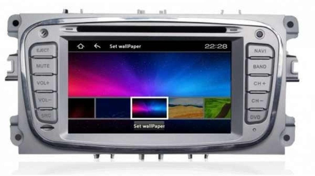 DVD AUTO NAVIGATIE DEDICATA FORD MONDEO FOCUS 2 SMAX GALAXY TOURNEO EDOTEC K003 ECRAN CAPACITIV GPS