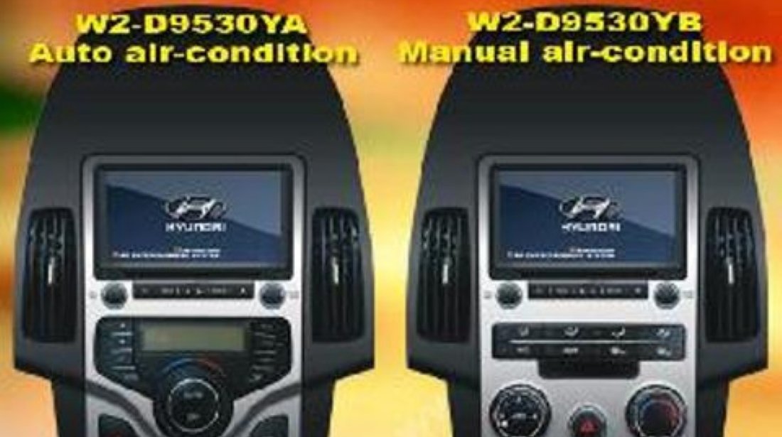 DVD AUTO NAVIGATIE DEDICATA HYUNDAI I30 2007 - 2012 CLIMA MANUALA WITSON W2-C024 S100 GPS TV CARKIT