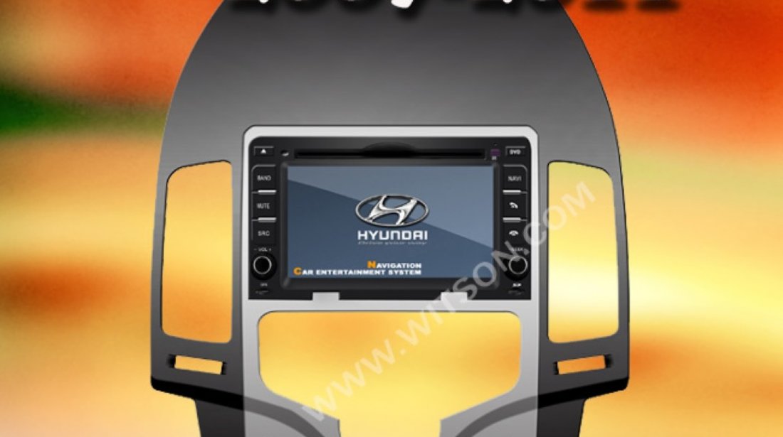 DVD AUTO NAVIGATIE DEDICATA HYUNDAI I30 2007 - 2012 CLIMA AUTOMATA WITSON W2-C043 PLATFORMA S100