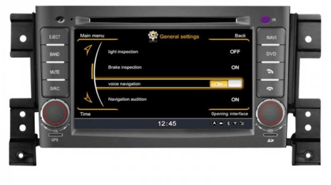 Dvd Auto Navigatie Dedicata Suzuki Grand Vitara EDOTEC EDT C053 Platforma S100 Procesor Dual Core A8 1ghz 512 Ddr 2 Dvd Gps Tv Dvr Carkit Preluare Agenda Telefonica