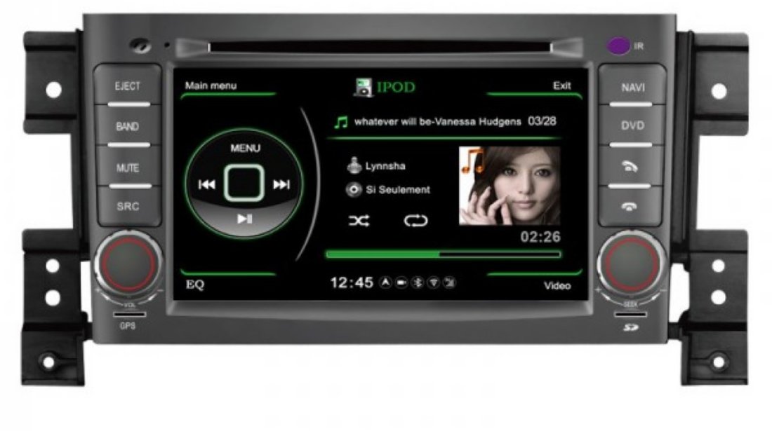 Dvd Auto Navigatie Dedicata Suzuki Grand Vitara EDOTEC EDT C053 Platforma S100 Procesor Dual Core A8 1ghz 512 Ddr 2 Dvd Gps Tv Dvr Carkit Preluare Agenda Telefonica