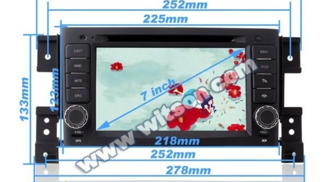 Dvd Auto Navigatie Dedicata Suzuki Grand Vitara EDOTEC EDT C053 Platforma S100 Procesor Dual Core A8 1ghz 512 Ddr 2 Dvd Gps Tv Dvr Carkit Preluare Agenda Telefonica