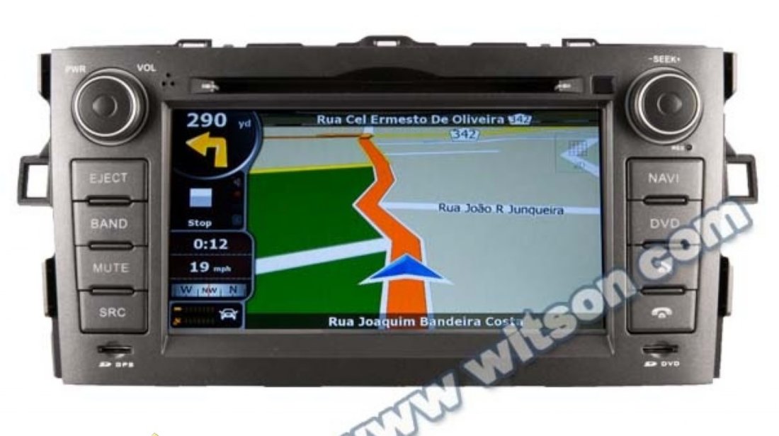 Dvd Auto Navigatie Dedicata Toyota Auris 2007 2012 Witson W2 C028 Platforma S100