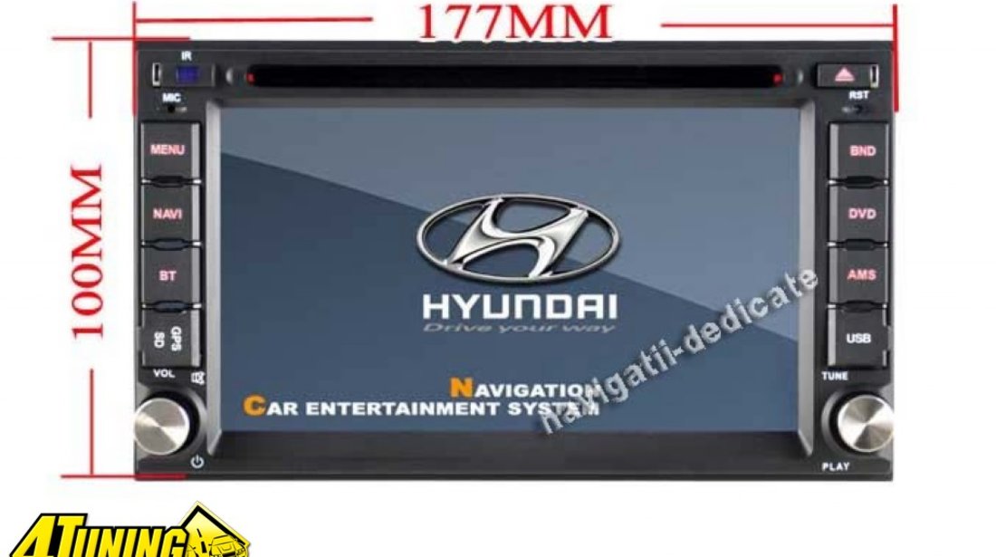 Dvd Auto Navigatie Hyundai OLD SANTA FE GPS CARKIT USB TV NAVD 9900