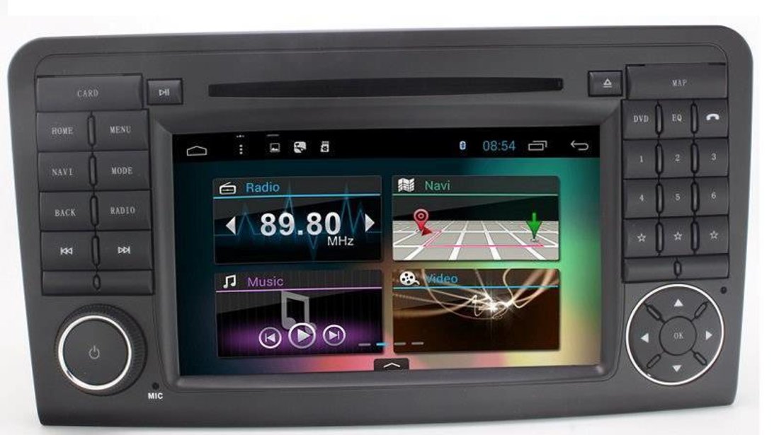 Dvd Auto Navigatie NAVIGATIE ANDROID DEDICATA MERCEDES-BENZ ML W164 GLX164 Edotec EDT-G213 QUADCORE