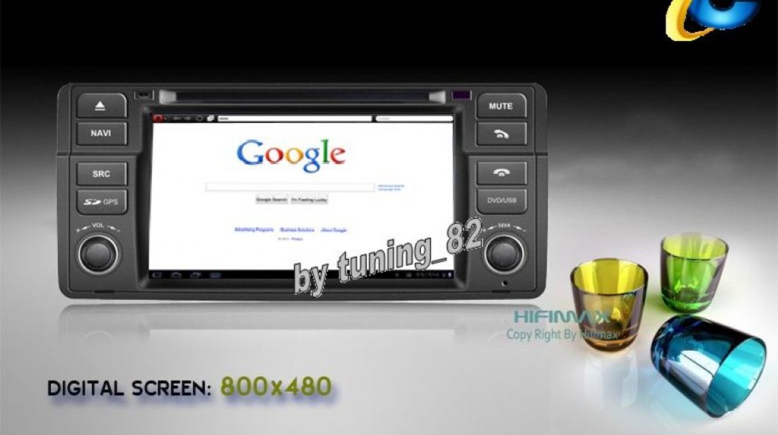 DVD AUTO Navigatie TTi-8952i Dedicata BMW SERIA 3 E46 Internet 3g Wifi GPS Tv Butoane Cauciucate Oem Car Kit Picture In Picture Model 2013