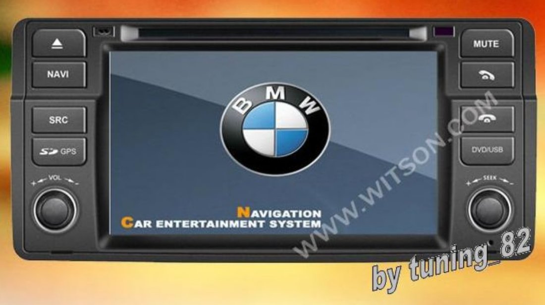 DVD AUTO Navigatie WITSON Bmw Seria 3 E46 INTERNET 3G WIFI Butoane Cauciucate Oem Dvd Gps Car Kit Picture In Picture MODEL 2013