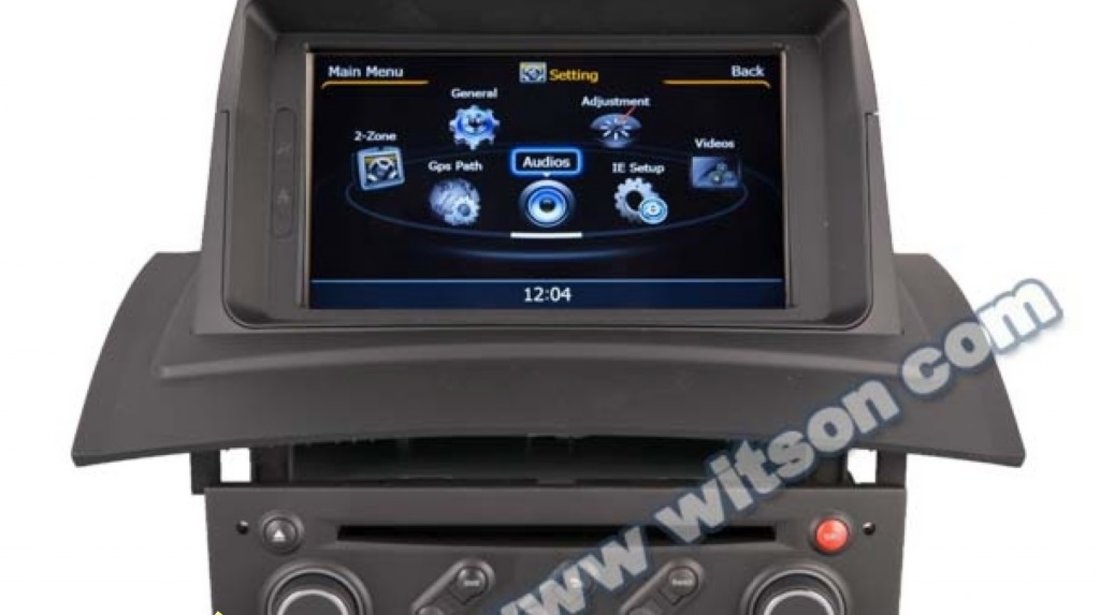 DVD AUTO NAVIGATIE WITSON W2 C098 DEDICAT Renault Megane 2 PLATFORMA S100 DVD GPS TV DVR CARKIT