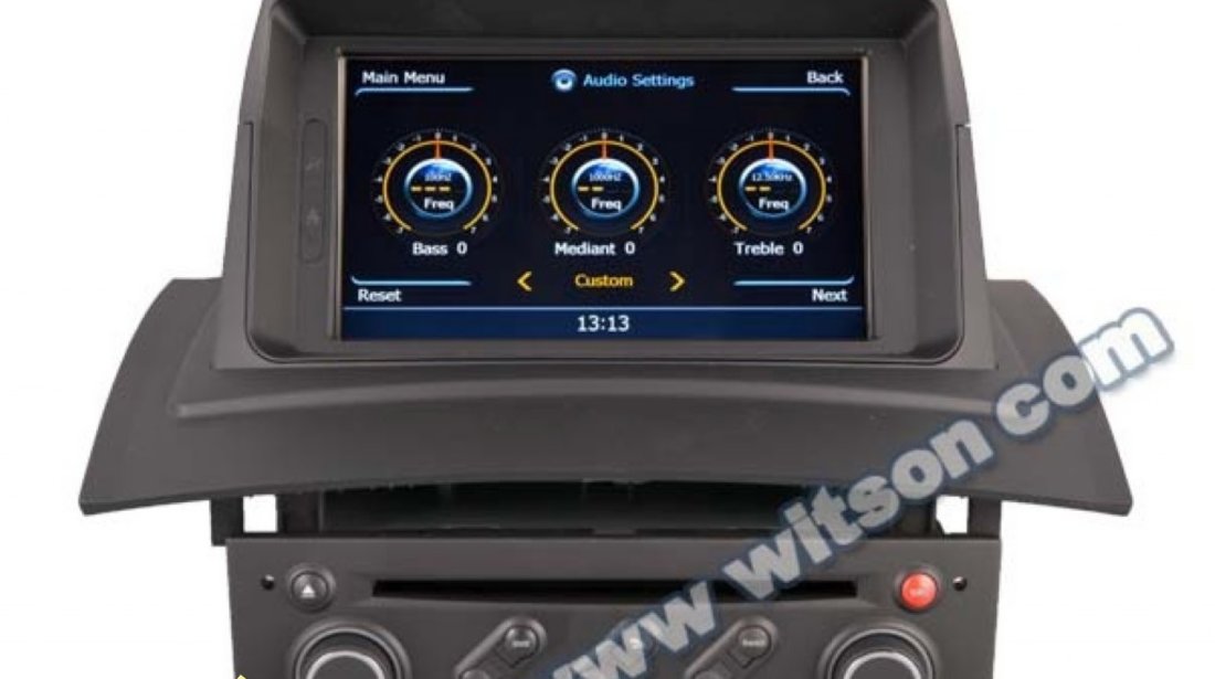 DVD AUTO NAVIGATIE WITSON W2 C098 DEDICAT Renault Megane 2 PLATFORMA S100 DVD GPS TV DVR CARKIT