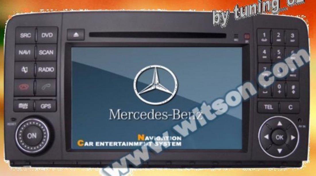 Dvd Auto Navigatie Witson W2 D9807e Mercedes Benz R CLASS R300 R 350 R500 Gps Dvd Carkit Cu Preluare Agenda Model 2012