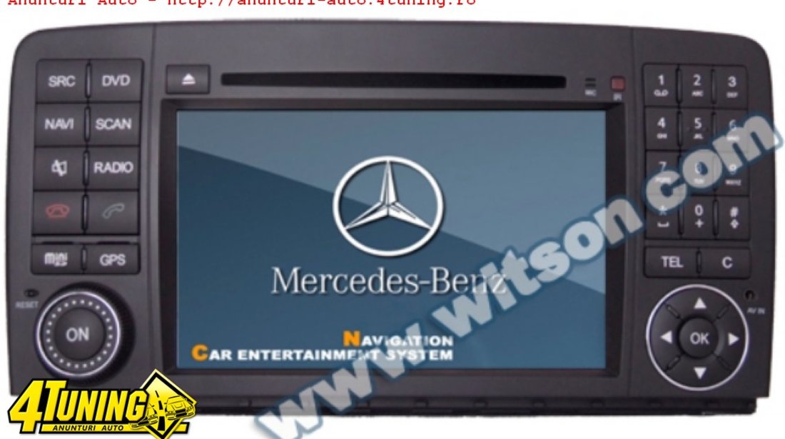 DVD AUTO Navigatie Witson W2 D9807e Mercedes Benz CLASA R 300 R 350 R500 Gps Dvd Carkit Cu Preluare Agenda Model 2012