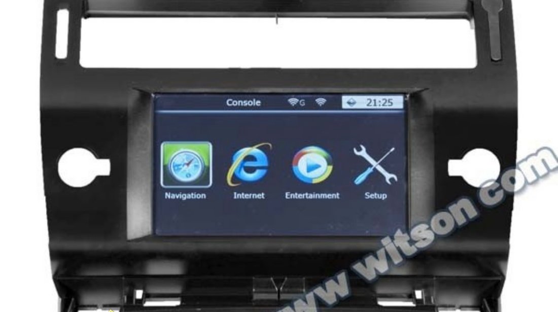 Dvd Auto Navigatie Witson W2-D9956CI Dedicata CITROEN C4 Internet 3g Wifi Dvd Gps Carkit Tv Comenzi Pe Volan Model 2013