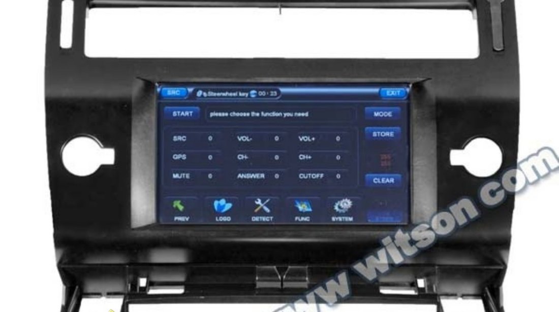 Dvd Auto Navigatie Witson W2-D9956CI Dedicata CITROEN C4 Internet 3g Wifi Dvd Gps Carkit Tv Comenzi Pe Volan Model 2013