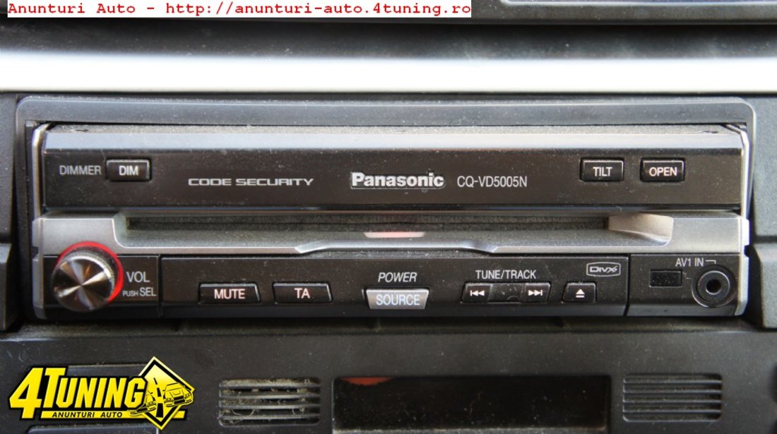 Dvd auto retractabil 1din PANASONIC