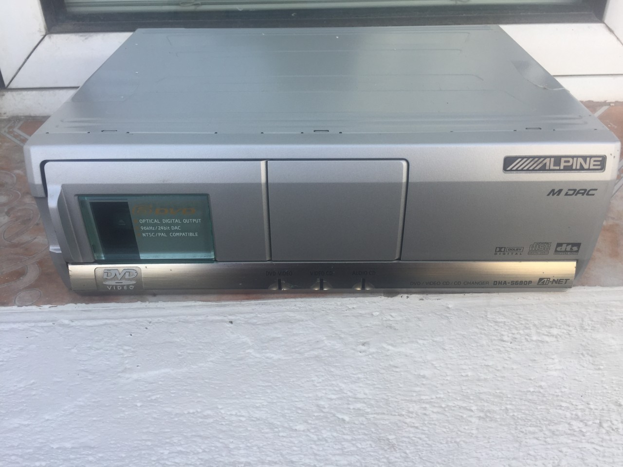DVD-CD Auto changer DTS ALPINE DHA-S680P made in Japan, nou