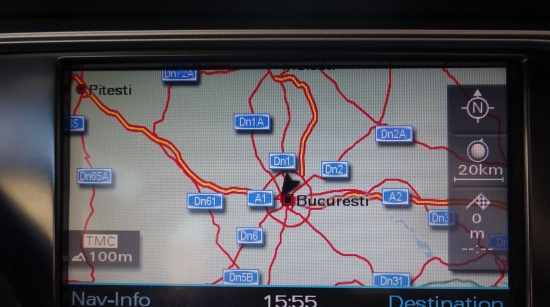 Dvd cd Navigatie Audi Mmi High 2g 3g Rns e harta 2018 Romania Europa Update 3D