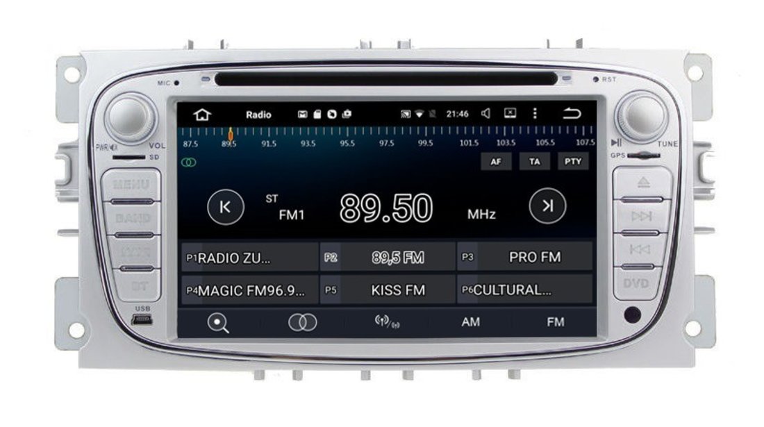 DVD GPS AUTO CARKIT USB Navigatie Dedicata Android 7.1 Ford S Max NAVD-A9457