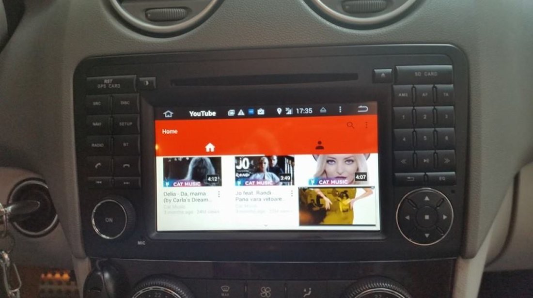 DVD GPS AUTO CARKIT USB Navigatie Dedicata Android Mercedes Benz Ml W164 Class GL X164 NAVD-A219