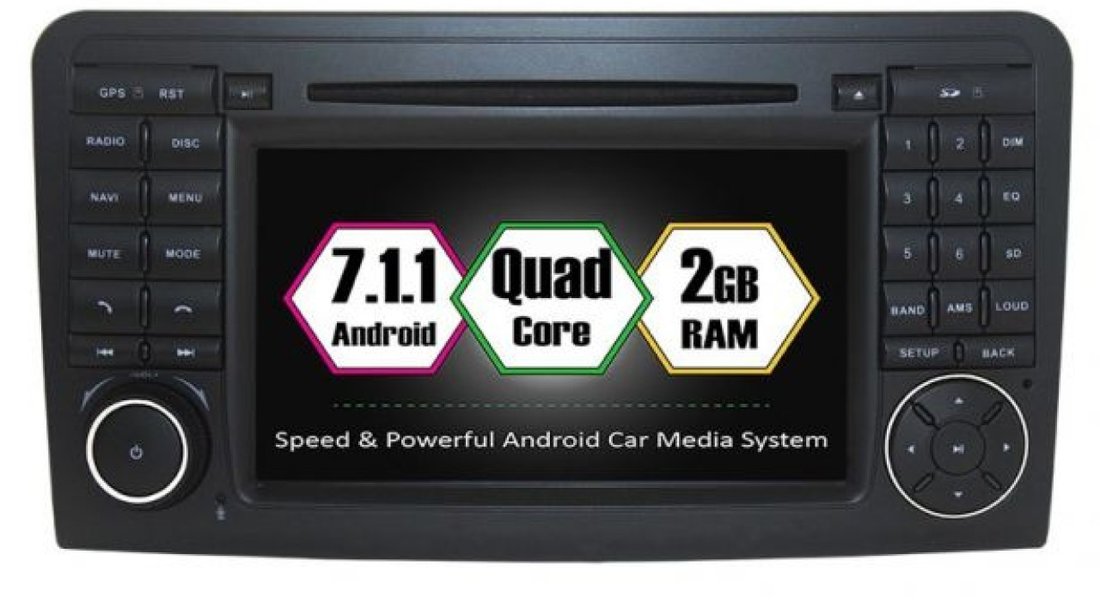 DVD GPS AUTO CARKIT USB Navigatie Dedicata Android Mercedes Benz Ml W164 Class GL X164 NAVD-A219