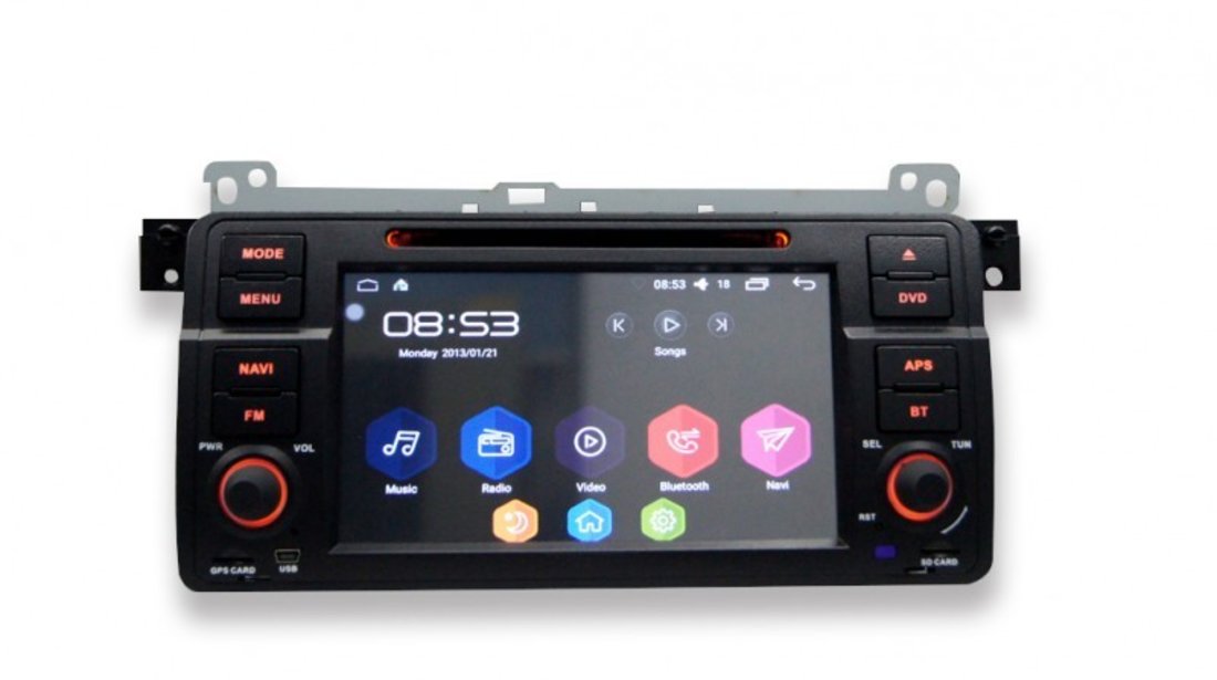 Dvd Gps Auto Navigatie Android BMW E46 Rover 75 Waze Carkit Usb NAVD i052