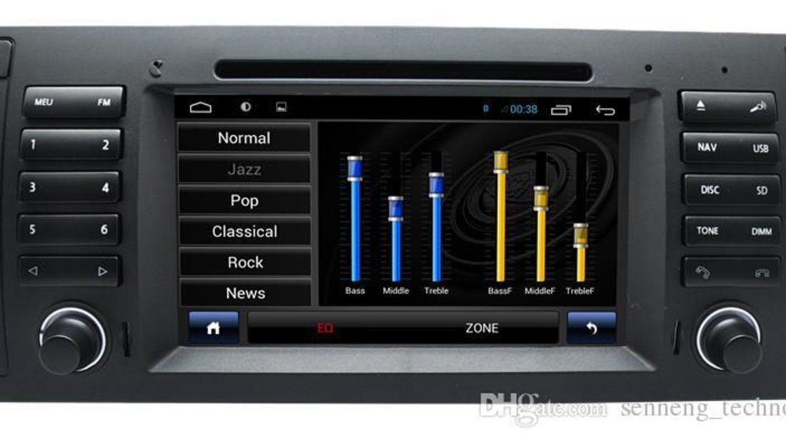 Dvd Gps Auto Navigatie Android Dedicata BMW E39 X5 E53 INTERNET 3G WIFI WAZE CARKIT 16 GB NAVD-E082