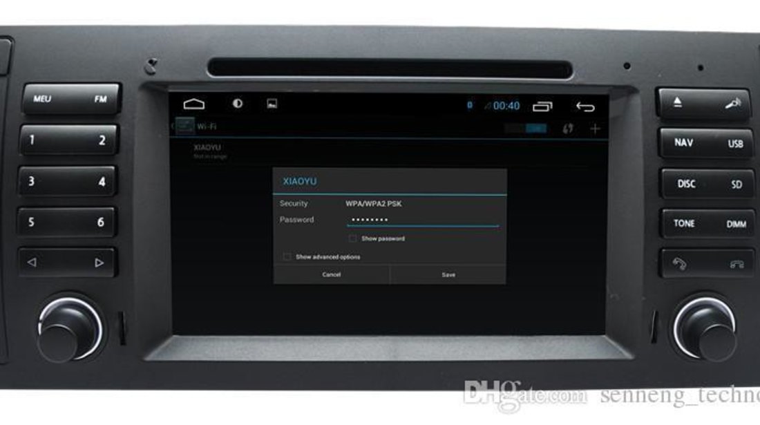 Dvd Gps Auto Navigatie Android Dedicata BMW E39 X5 E53 INTERNET 3G WIFI WAZE CARKIT 16 GB NAVD-E082