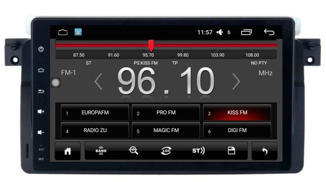 DVD GPS AUTO Navigatie DEDICATA Android BMW E46 ECRAN CAPACITIV INTERNET CARKIT USB NAVD-i9052