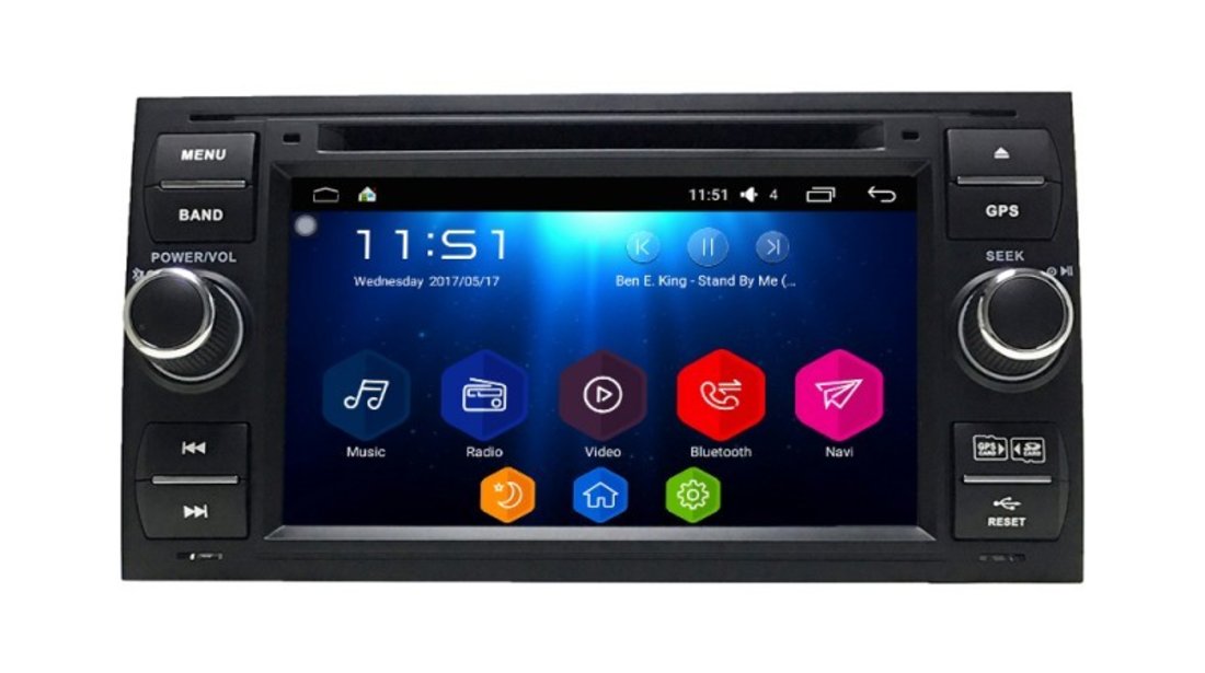 Dvd Gps Auto Navigatie Dedicata Android Ford C Max QUAD CORE INTERNET Ecran Capacitiv NAVD-i9488
