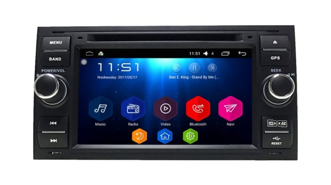 Dvd Gps Auto Navigatie Dedicata Android Ford Transit QUAD CORE INTERNET Ecran Capacitiv NAVD-i9488