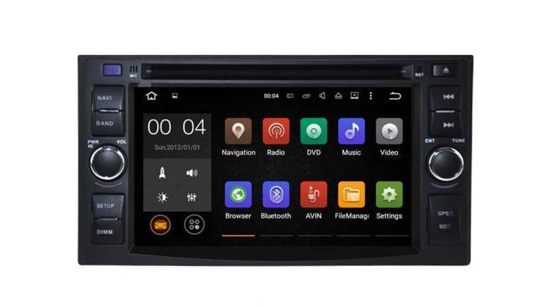 DVD GPS AUTO Navigatie DEDICATA ANDROID KIA RIO QUAD CORE CARKIT INTERNET USB NAVD-A023