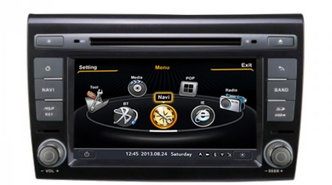 Dvd Gps Auto Navigatie Dedicata Fiat Bravo NAVD C250