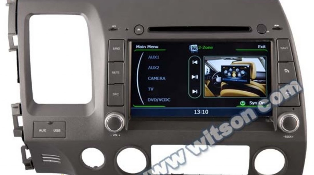 Dvd Gps Auto Navigatie Dedicata Honda Civic Sedan Navd C044 PLATFORMA S100 GPS TV DVR CARKIT