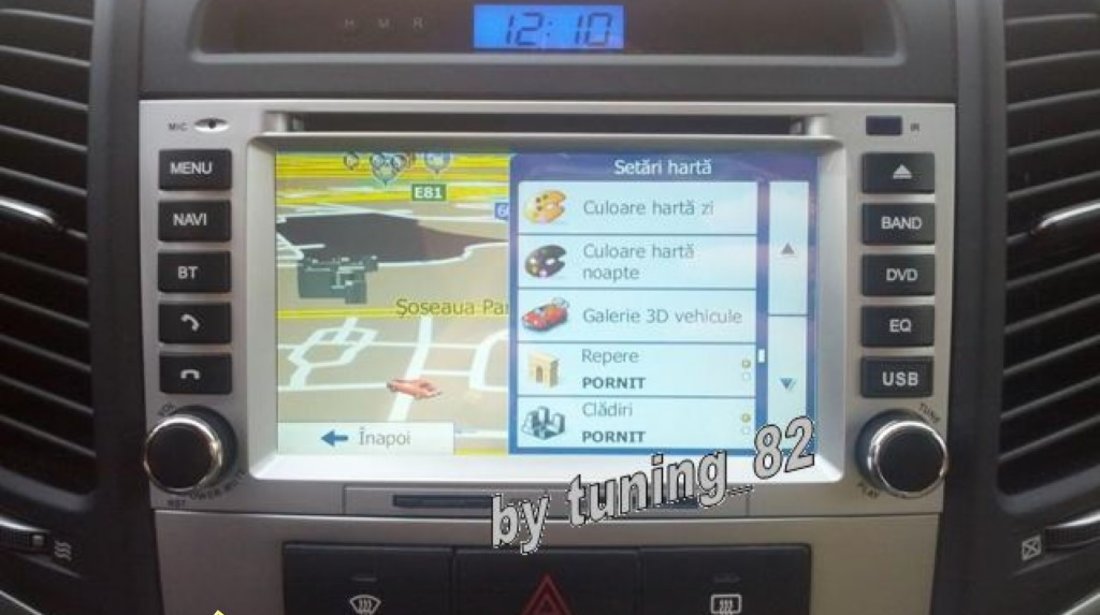 Dvd Gps Auto Navigatie Dedicata Hyundai Santa Fe Carkit Ipod Tv Navd D8268y