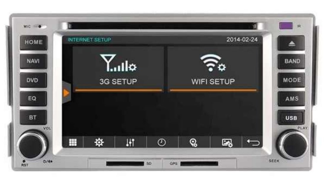 Dvd Gps Auto Navigatie Dedicata Hyundai Santa Fe Carkit Ipod Tv Navd D8268y