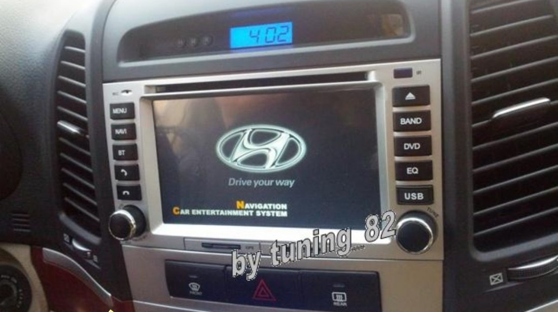 Dvd Gps Auto Navigatie Dedicata Hyundai Santa Fe Carkit Ipod Tv Navd D8268y