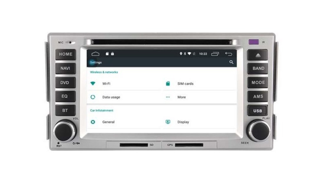 Dvd Gps Auto Navigatie Dedicata Hyundai Santa Fe ECRAN CAPACITIV MIRRORLINK CARKIT USB NAVD-A008