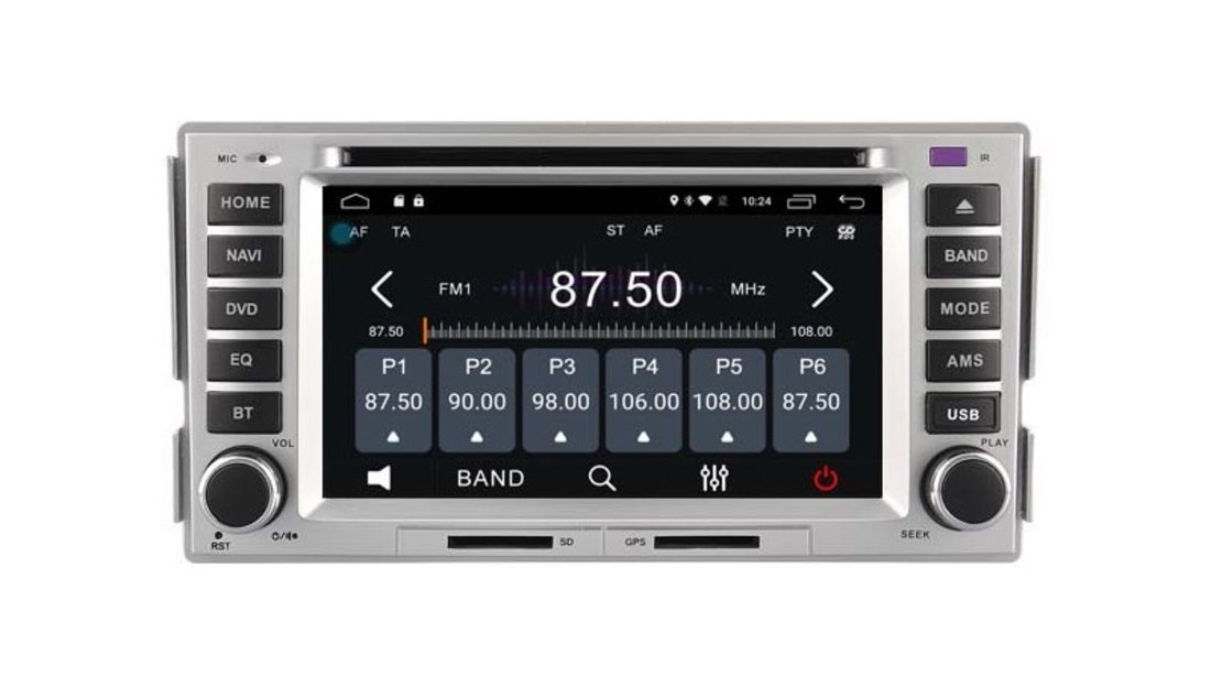 Dvd Gps Auto Navigatie Dedicata Hyundai Santa Fe ECRAN CAPACITIV MIRRORLINK CARKIT USB NAVD-A008