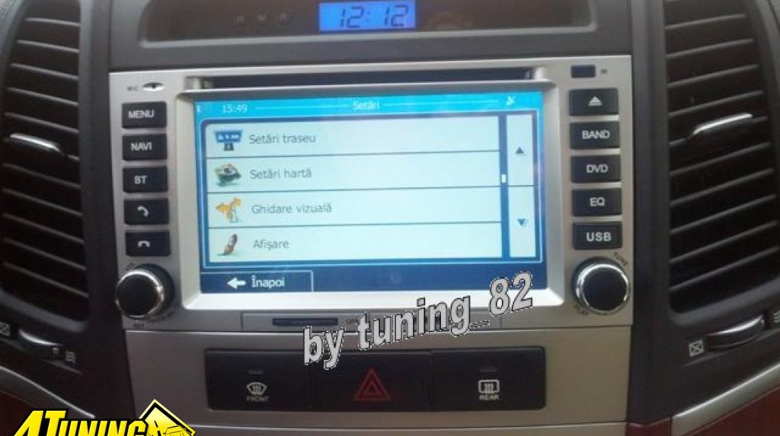 Dvd Gps Auto Navigatie Dedicata Hyundai Santa Fe Carkit Ipod Tv Navd D8268y