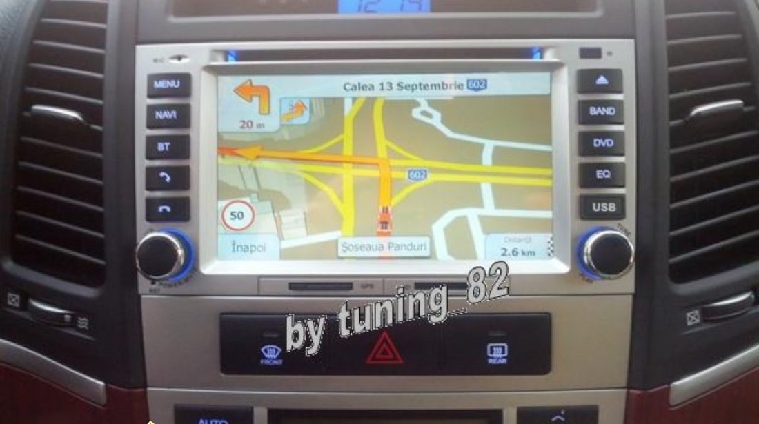 Dvd Gps Auto Navigatie Dedicata Hyundai Santa Fe Carkit Ipod Tv Navd D8268y