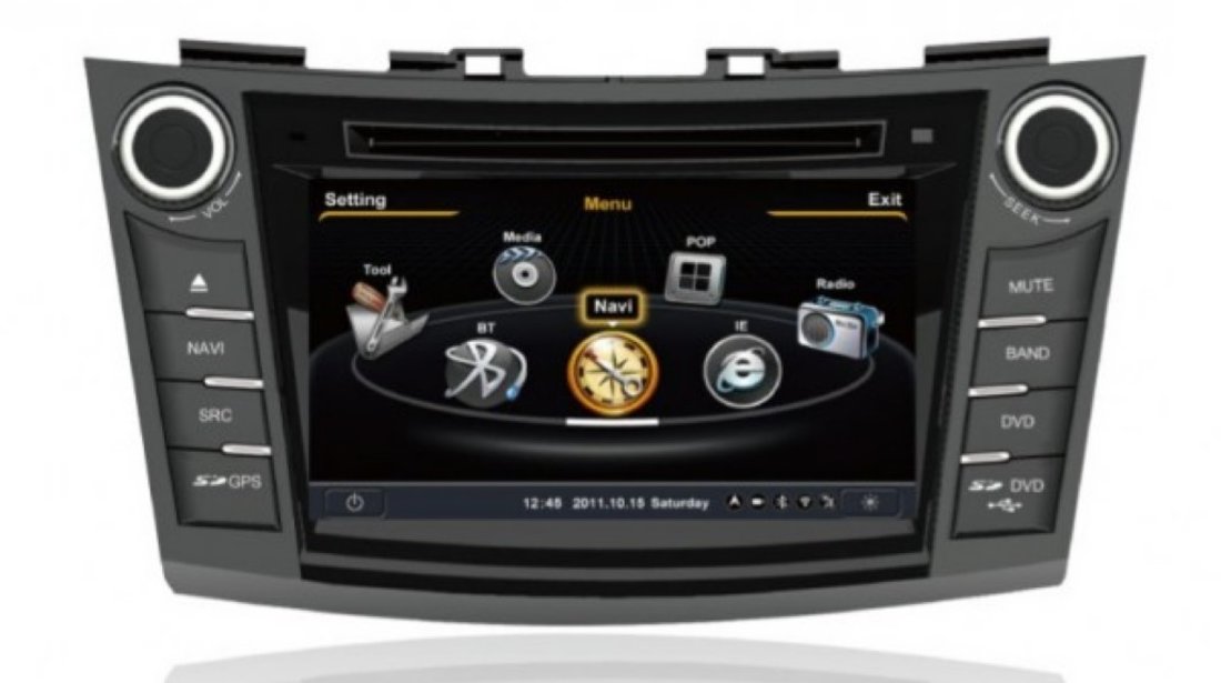 Dvd Gps Auto Navigatie Dedicata Suzuki Swift 2011 NAVD c179