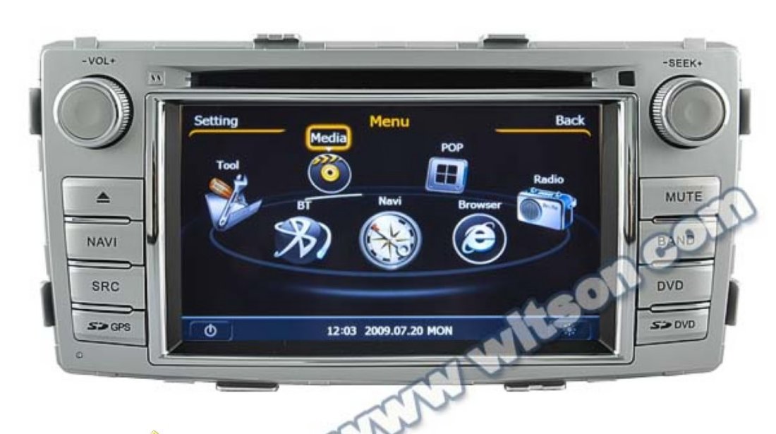 Dvd Gps Auto Navigatie Dedicata Toyota Hilux 2012 Navd C143 Platforma S100 Dual Core Dvd Gps Carkit