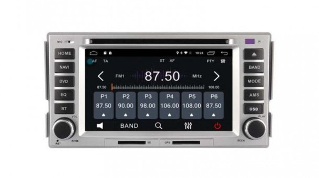 Dvd GPS Auto Navigatie Hyundai Santa Fe GPS CARKIT IPOD TV ECRAN CAPACITIV MIRRORLINK USB NAVD A008