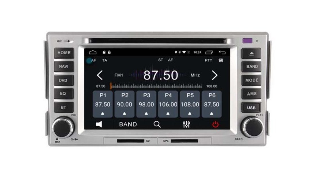 Dvd GPS Auto Navigatie Hyundai Santa Fe GPS CARKIT IPOD TV ECRAN CAPACITIV MIRRORLINK USB NAVD A008