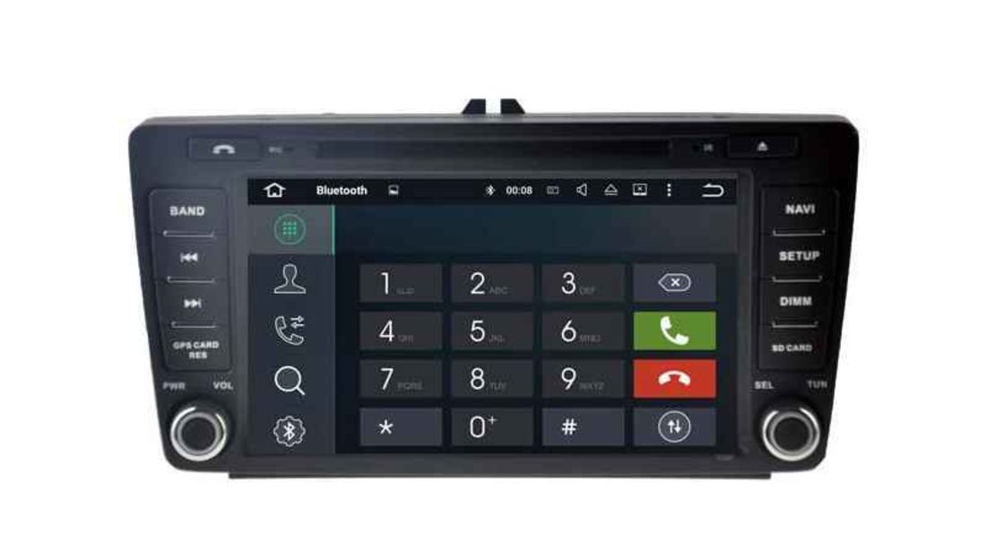 Dvd Gps Navigatie Skoda Octavia 2 ECRAN 8" CARKIT USB NAVD-9725V Nu Necesita Rama