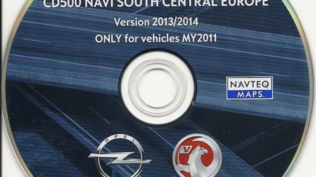 DVD harta navigatie OPEL CD500 NAVI Europa Romania 2015 2016 MY2011