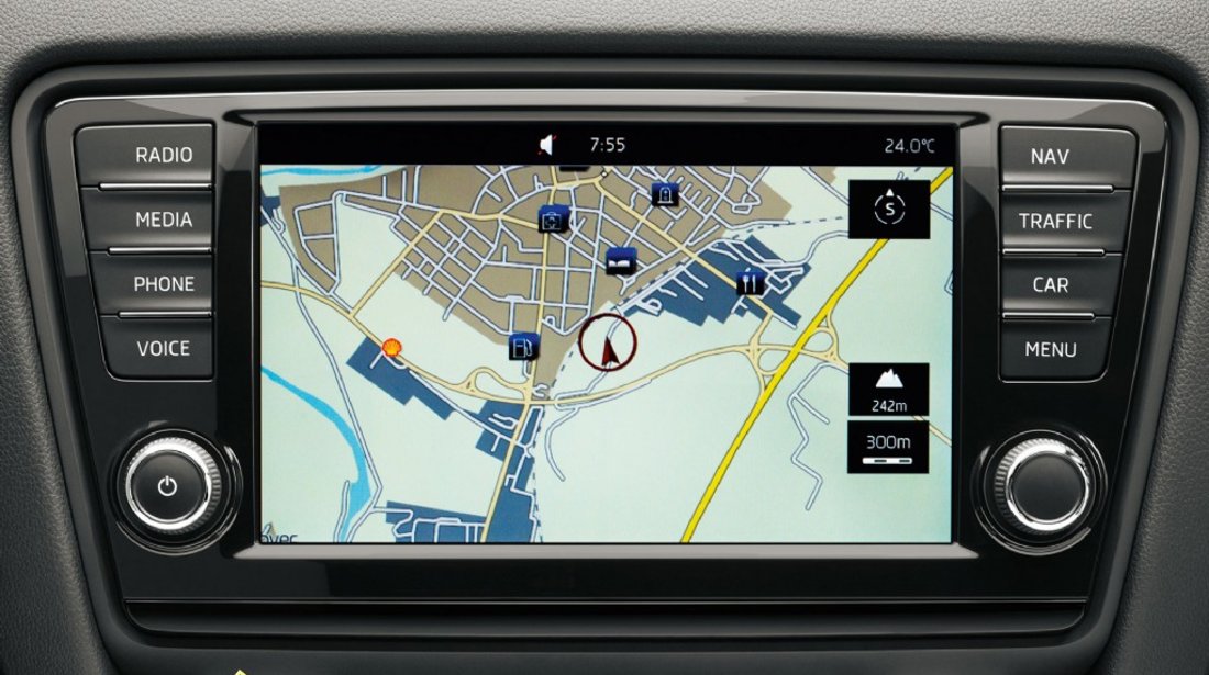 Dvd harti gps VW SEAT SKODA DVD Navigatie RNS 510 Europa 2015 2016