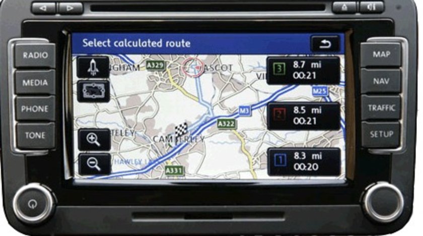 Dvd harti navigatie VW GOLF 5 GOLF 6 RNS 510 Romania Europa 2020