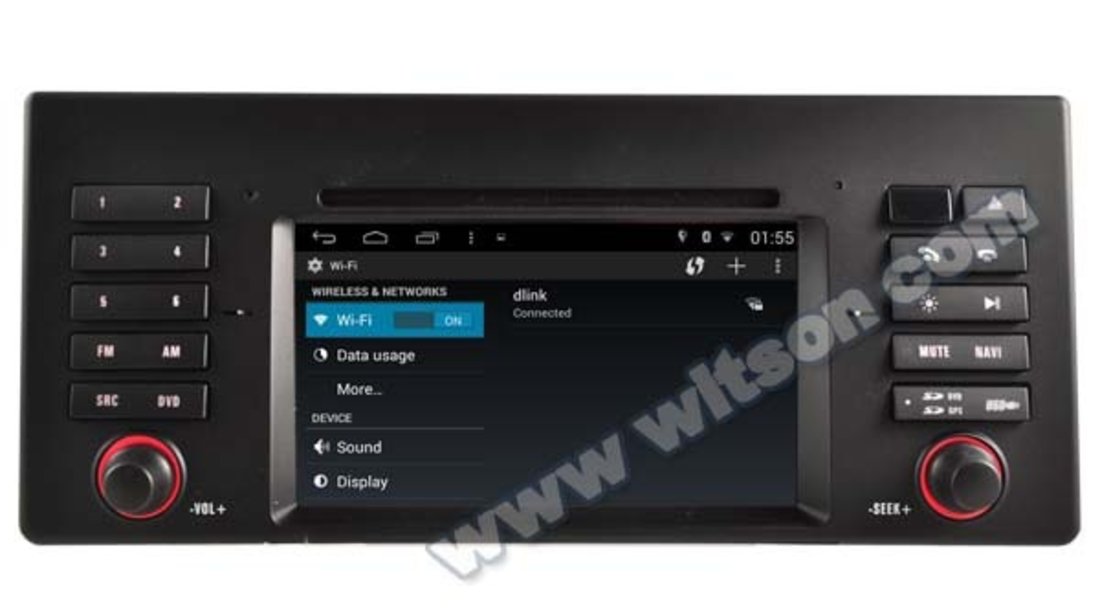 DVD NAVIGATIE ANDROID DEDICATA BMW X5 E53 RANGE ROVER VOGUE WITSON W2-M082 PLATFORMA S160 16GB